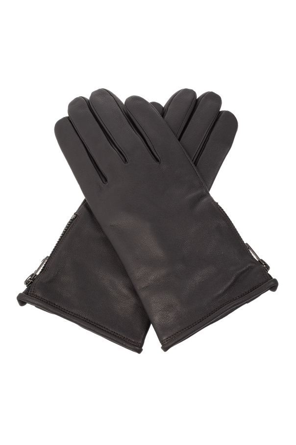 AllSaints Leather gloves Men's Accessories Vitkac